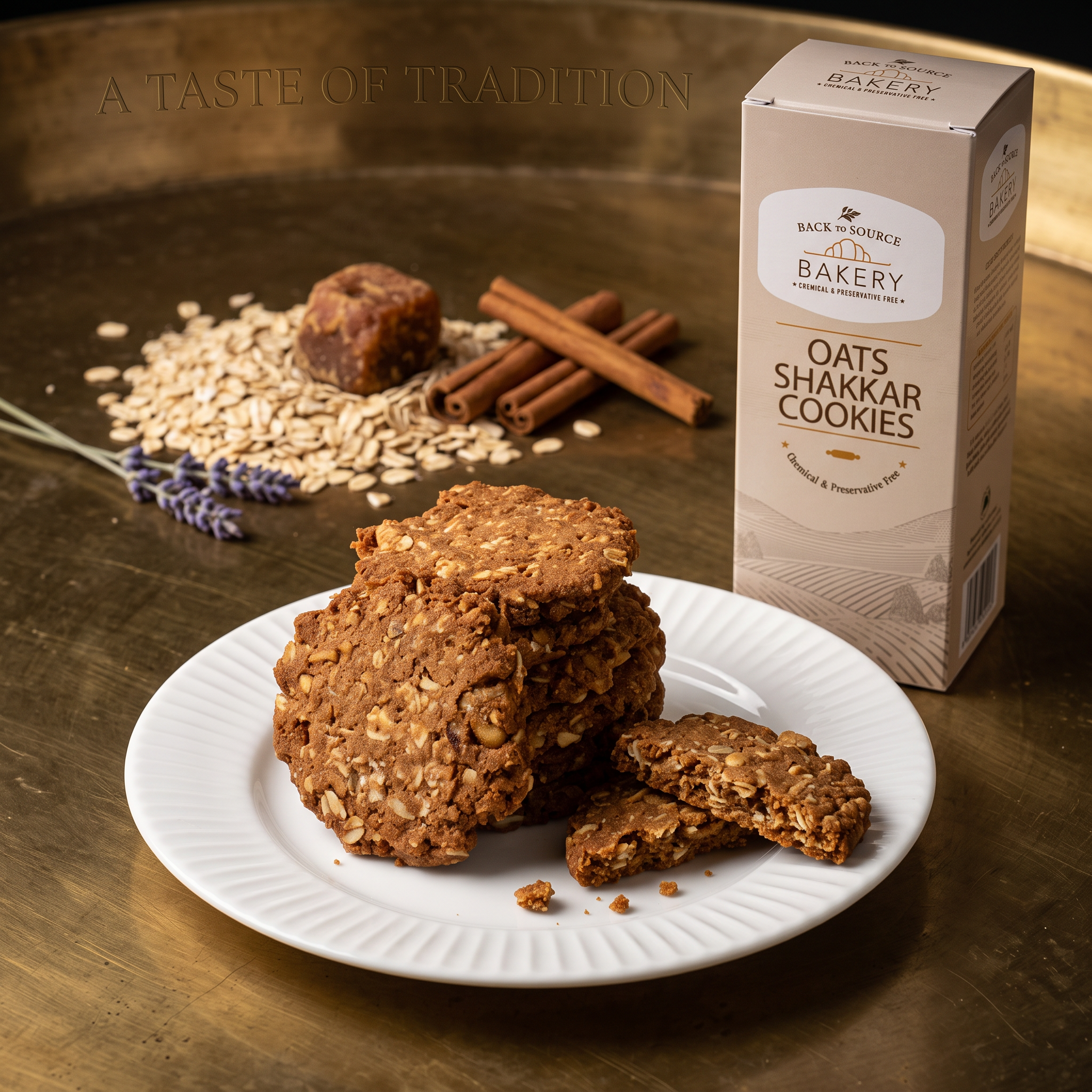 Oats Shakkar Cookies