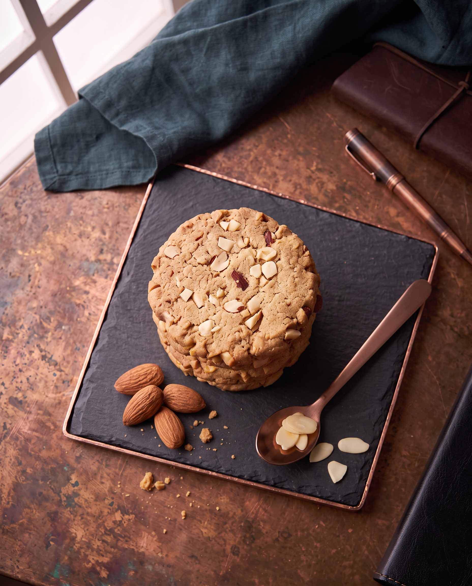 Almond Shakkar Cookies