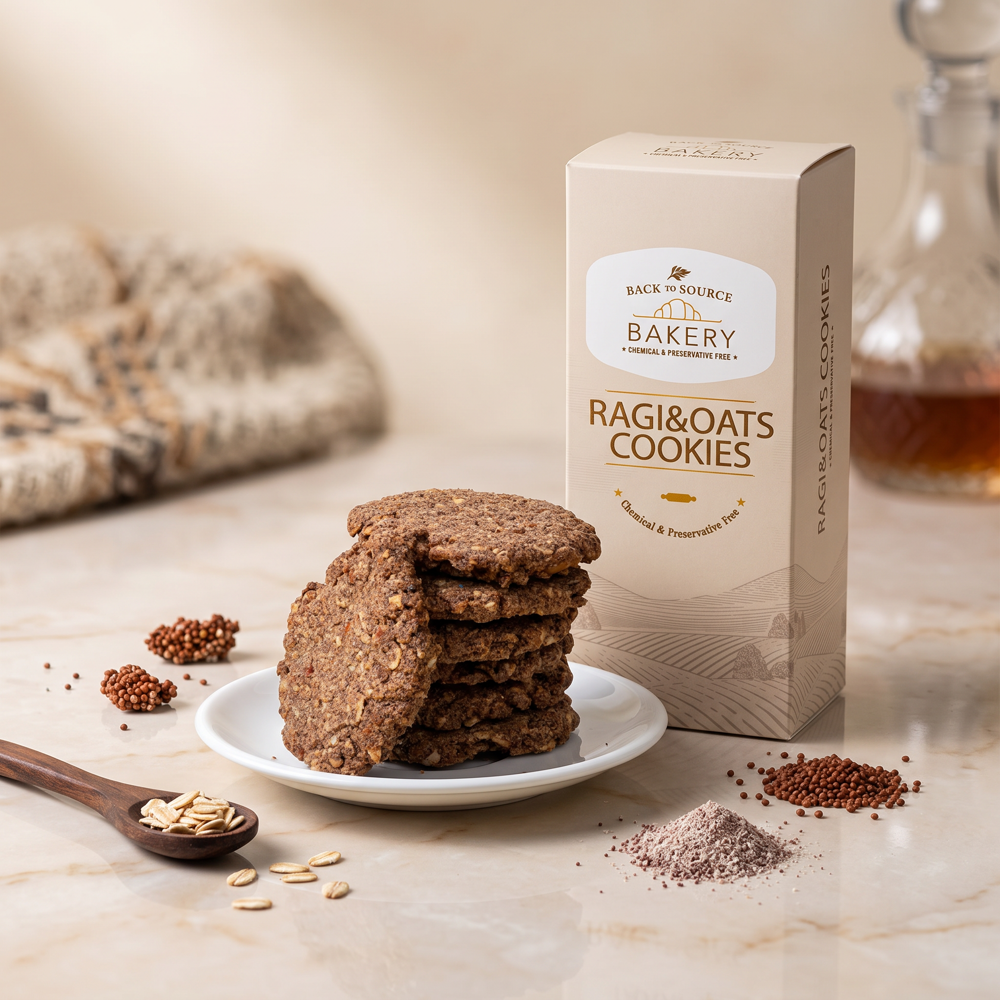 Ragi & Oats Cookies